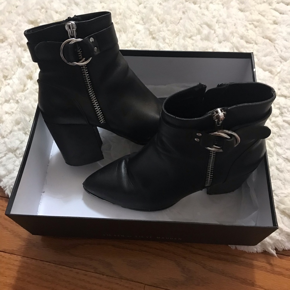 Steven By Steve Madden Block Heel Booties - image 3